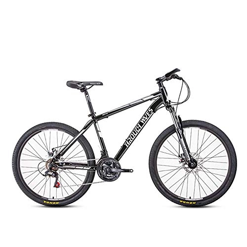 Mountain Bike : YZ-YUAN 26 Inch 21-Speed Mountain Bike Bicycle Adult Student Outdoors Sport Cycling Road Bikes Exercise Bikes Full Suspension MTB Gears Dual Disc Brakes Mountain Bicycle E