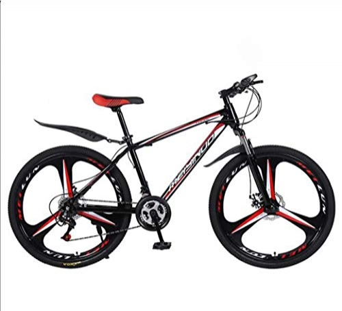 Mountain Bike : ZHTY 26In 21-Speed Mountain Bike for Adult, Lightweight Carbon Steel Full Frame, Wheel Front Suspension Mens Bicycle, Disc Brake Mountain Bike