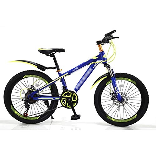 Mountain Bike : ZRN Fashion Trend Road Bikes, Student Teens Mountain Bikes, Youth and Beginner-Level Shock-absorbing Bicycle 21 Speed