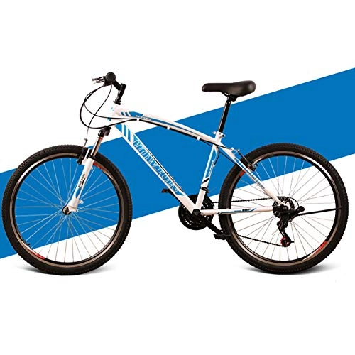 Mountain Bike : ZTIANR Mountain Bicycle, 26 Inch 24 Speed High Carbon Steel Frame Mountain Bike Dual Shock Disc Brake Adult Bike