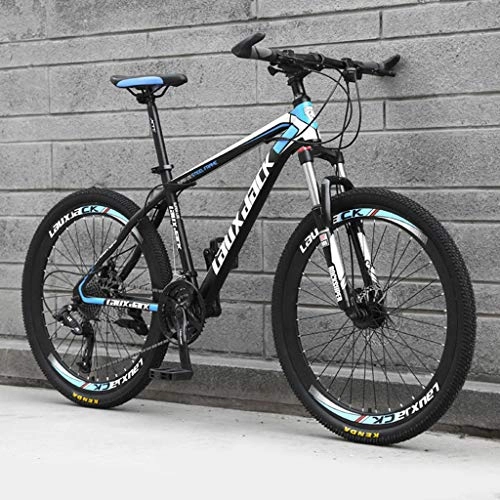 Mountain Bike : zxcvb 24 / 26 Inch Adult Mountain Bike, 24-speed Variable Speed Bicycle, High-carbon Steel MTB, Trail Bike Outdoor Full Suspension Sport Cycling