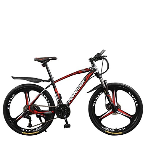 Mountain Bike : zxcvb 27-Speed Adult Bicycles 24 / 26 Inch Men and Women Bikes Variable Speed Mountain Bike Sports Outdoor Cycling Suitable for Height 145-155cm, High-carbon Steel Trail Bike
