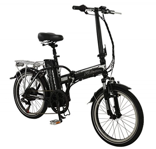 Road Bike : 20" Fuse Electric BIKE - Suspension Folding e-bike Bicycle FALCON Adults SILVER