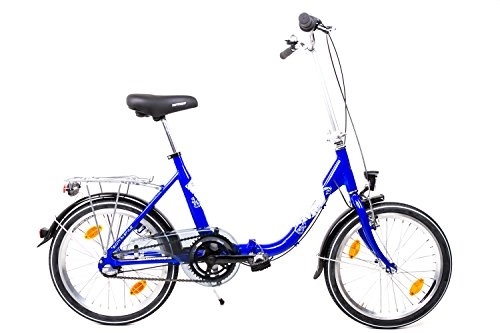 Road Bike : 20Inch Aluminium Mifa Bike Bicycle Folding Bike Folding Bike Shimano Nexus 3Gang Blue Decoration