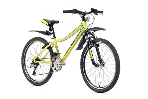 Road Bike : 24Inch Aluminium Leader Fox Capi Mountain MTB Bike Shimano Green Lock Out