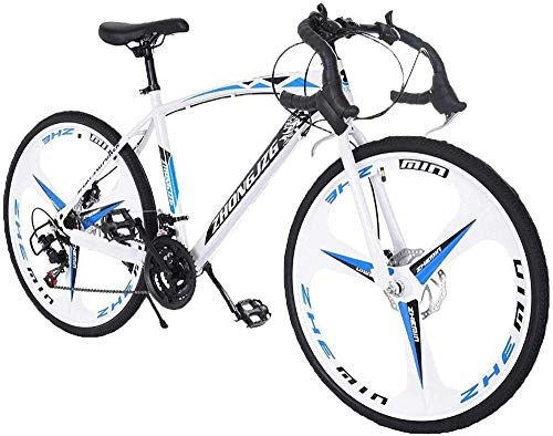 Road Bike : 26-Inch 21 Speed Disc Brakes Leisure Variable Speed Bicycle City Bike Road Bike Exercise Bike Lightweight Comfortable Outdoor Cycling