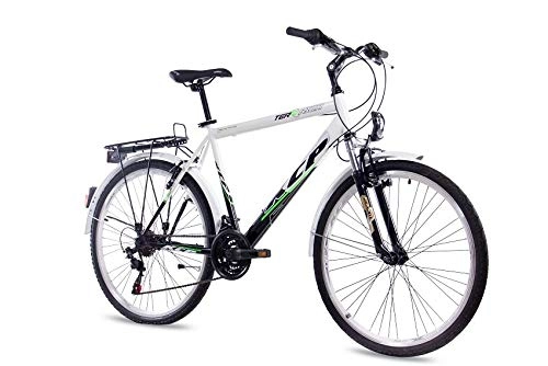 Road Bike : 26inch Trekking City Bike Cycling Gent Men Bike KCP Terrestrial Ion with 18speed SHIMANO black white
