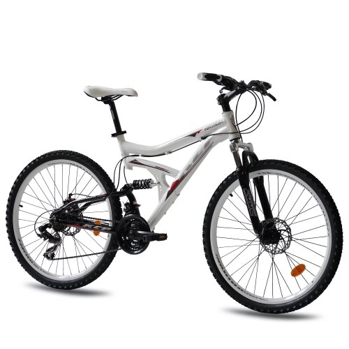 Road Bike : 26Mountain Bike Fully Aluminium Bicycle KCP Katron with 21speed Shimano white66.0cm (26Zoll)