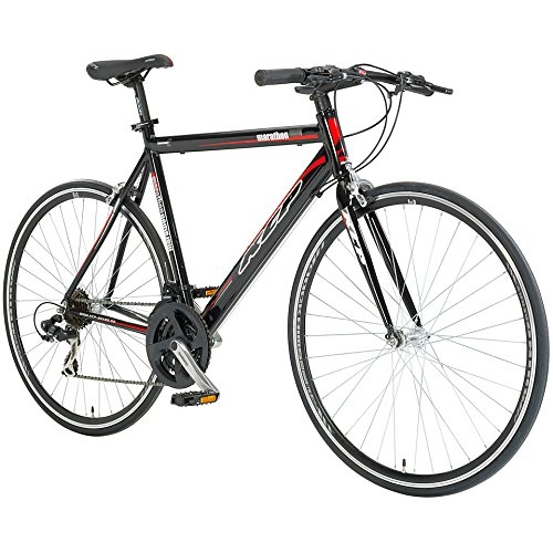 Road Bike : 28KCP ROAD FITNESS BIKE MARATHON ALLOY 21Speed SHIMANO 56cm Black 28Inch (71.1cm), Rahmenhhe: 59 cm