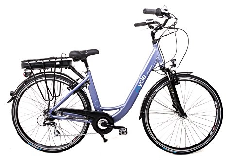 Road Bike : 28Zoll Alu E Bike Women Electric Bicycle Pedelec Shimano 836V 13Ah Blue B-Stock