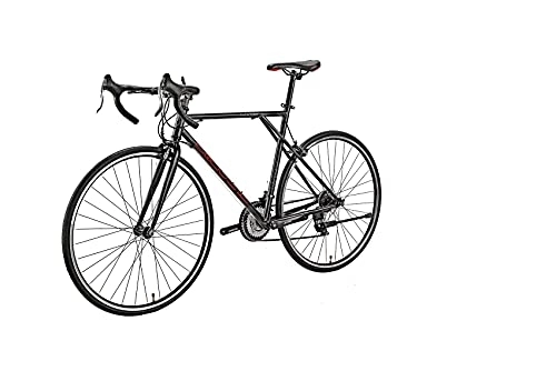 Road Bike : 700C Road Bike for Mens, Steel Frame, Caliper Brake Adult Bike Multiple Colors (Black)