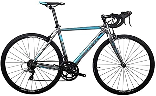 Road Bike : Adult mountain bike- Road bike, aluminum alloy road bike, racing bike, city bike commuting, easy to operate, comfortable and durable (Color:Red, Size:18 Speed)