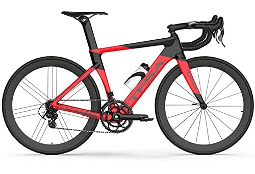 Road Bike : ASEDF Carbon Fiber Road Bike With Internal V Brake 22-speed BSA Shuntai Kit 700C Urban Bike 48