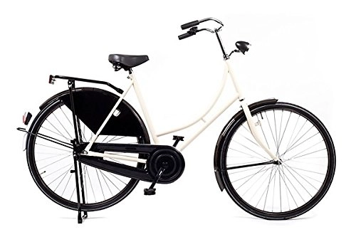 Road Bike : Avalon Export 28 Inch 57 cm Woman Coaster Brake Ivory white