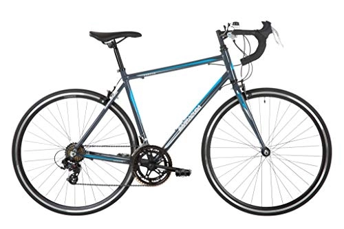 Road Bike : Barracuda Corvus Alloy Mens Road Bike 700c - Blue Steel / Blue (53cm Frame)