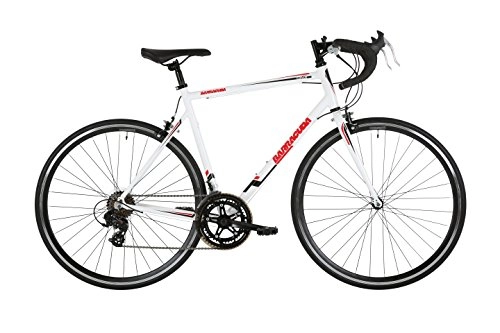 Road Bike : Barracuda Corvus Gents 700c 14 Speed Alloy Road Racing Bike White (53cm)