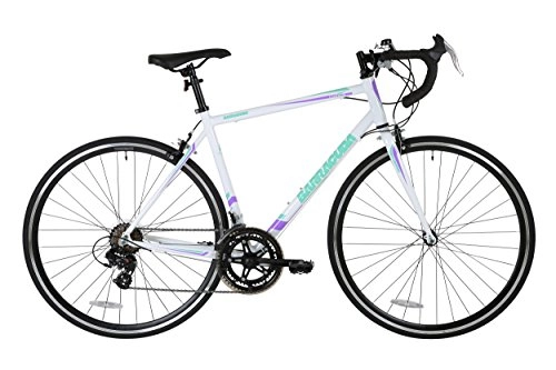 Road Bike : Barracuda Corvus Ladies Road Racing Bike White - Alloy Frame - 14 Speed 700c (49cm)