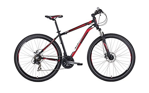 Road Bike : Barracuda Men's Draco 3 Bike, Black / Red, Size 22