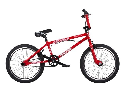 Road Bike : BarracudaStanceBoys' Freestyle Bike Satin Red, 11" inch steel frame, 1 speed 360 degrees rotor-head alloy v-brake front and rear