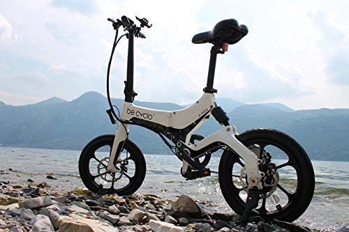 Road Bike : Be Cyclo E-Bike One, foldable e-bike with Ultralight Magnesium Alloy Frame - 17 Kg Weight - LG Lithium Battery - Quick Charge - Boardcomputer with LCD