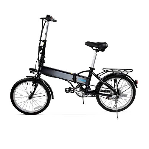 Road Bike : Be Nomad MOBI102 Folding Electric Bike 20 Inches Black