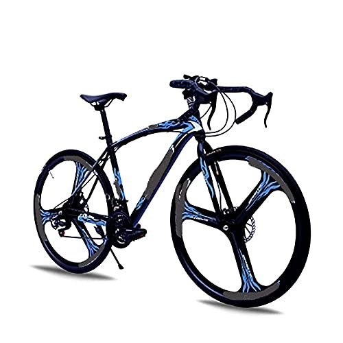 Road Bike : Bicycle, 21-speed Road Bike 700C Wheel Road Bike Double Disc Brake Bike (Color : G)