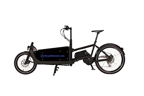 Road Bike : Bicycle Venture Premium Electric Cargo Trike - 250 W Middle Drive Motor - Tektro Hydraulic Brakes