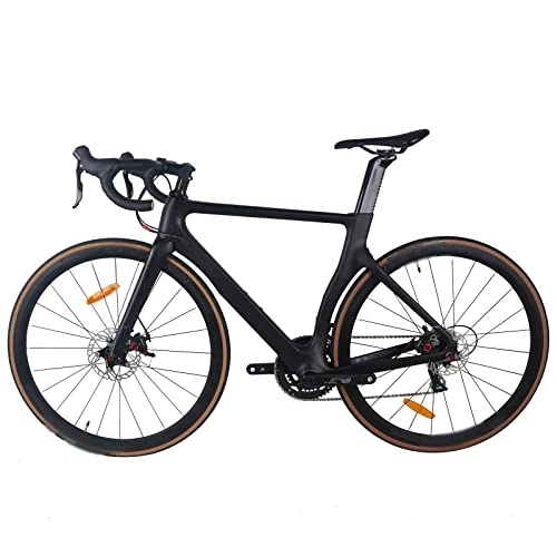 Road Bike : Bicycles for Adults Black Carbon Fiber Bike, Suitable for Riding, Work and Backcountry