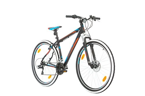 Road Bike : BIKE SPORT SPORTY Men Bike 29'' Wheels Aluminium Frame 21 Speed (White Matt, 480)