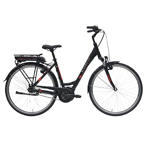 Road Bike : Blackbird EBike Nx-7 FL 7v Bosch Active Line Plus 400Wh Black Size 45 (City Electric Bike)