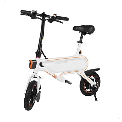 Road Bike : BlackEdragon Electric Bicycle Electric Bike Scooter Electric Folding Bike Electric Bike 12 Inch with 350 W Motor Portable and Easy to Store City Bike 36 V 237.6 Wh Fast Charge, 105x50x100cm