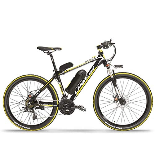 Road Bike : BNMZX Electric bicycle, 26 inch 48V10AH folding city bicycle, aluminum alloy lithium electric mountain bike, adult moped, D-48V10ah