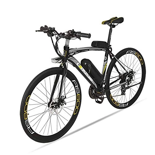 Road Bike : BNMZX Electric bicycle, male / female bicycle road bike, 240W / 36V / 10ah-20ah capacity, battery life 100km, 4 colors to choose from, Grey-36V20ah