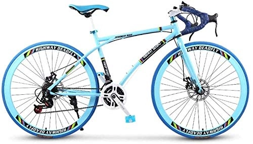 Road Bike : BXWT Blue 26 Inch 24-Speed Mountain Bike Bicycle Adult Student Outdoors Sport Cycling Road Bikes Exercise Bikes Hardtail Mountain Bikes