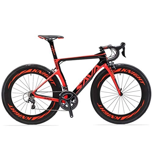 Road Bike : Carbon Fiber Bike Carbon Fiber Road Bike Road Bike 22 Speed Racing Bike Full Carbon Fiber Frame with Shimano ULTEGRA UT R8000 Group, Red