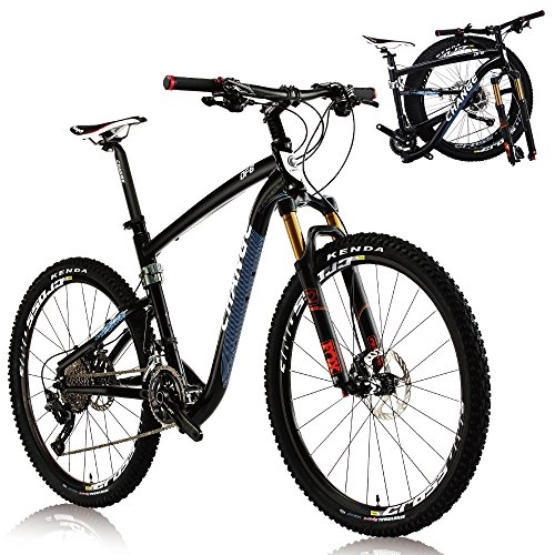 Road Bike : Change 26 Inch Lightwegiht Full size Mountain Folding Bike Shimano XT 2x11 speeds DF-602BF