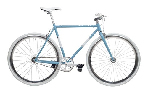 Road Bike : Cheetah Unisex's 3.0 Fixed Gear Bicycle, Pastel Blue, Size 54
