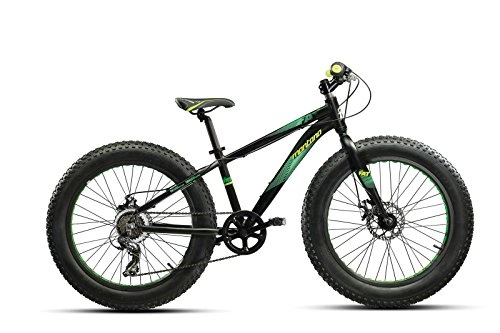 Road Bike : Child Fat Bike 20"Bike Shimano 6V ty-21Disc MTB Mountain nero-verde