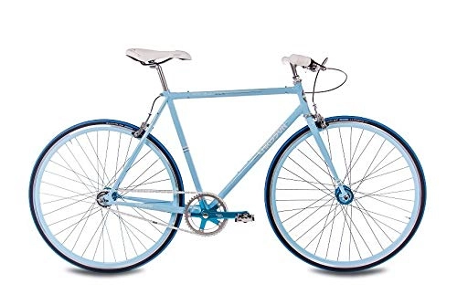 Road Bike : CHRISSON '28ROAD BIKE BICYCLE KCP FG CrMo 2-Gang Gear Coaster Blue-28inch (71.1cm), Large
