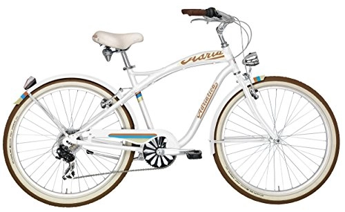 Road Bike : Cicli Adriatica Mens Cruiser Bike 26Flea Alloy Frame Shimano TX356White