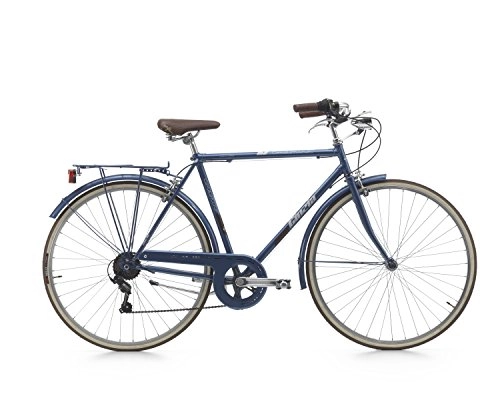 Road Bike : Cicli Cinzia Mens Bicycle 28Inch Condorino Shift with Shimano Revo RS / 356Speed Blue