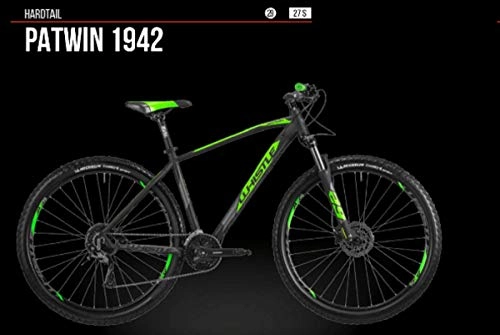 Road Bike : Cicli Puzone WHISTLE PATWIN 1942 GAMMA 2019, BLACK- NEON GREEN MATT, 53 CM - L