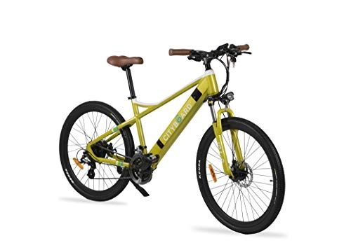 Road Bike : Cityboard Electric Mountain Bike, 27.5 E-bike Citybike Commuter Bike with 36V 10.4Ah Removable Lithium Battery, Shimano ALTUS M310 21 Speed Gear