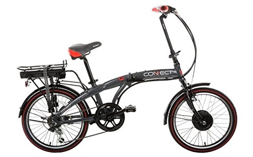 Road Bike : Coyote Connect Folding 24 Volt 20" Wheel Electric Bike Grey