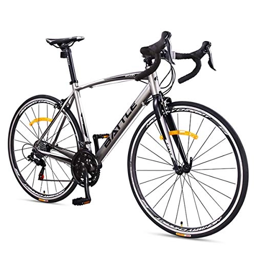 Road Bike : CRYPIN Road Bike Adult Men 16 Speed Road Bicycle 700 * 25C Wheels Lightweight Aluminium Frame City Commuter Bicycle for Sports Outdoor Cycling Travel