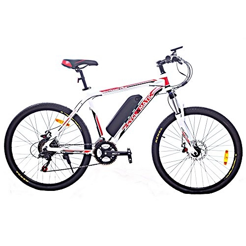Road Bike : Cyclamatic CX3 Pro Power Plus Alloy Frame eBike White / Red