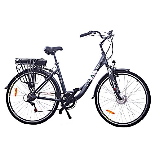 Road Bike : Cyclamatic GTE PRO Step-Through Electric Bike with Lithium-Ion Battery