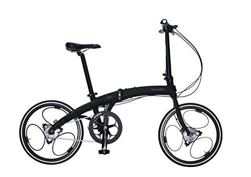 Road Bike : Dahon with Loopwheels The Original Bike Full Suspension Folder - Black / Red, One Size
