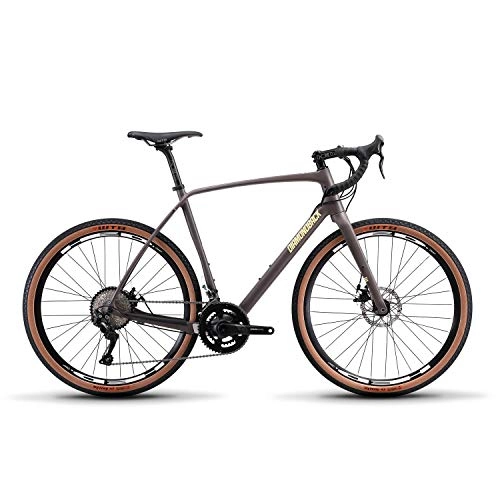 Road Bike : Diamondback Bicycles Unisex's Haanjo Carbon 5, Adventure Road Bike, 59cm, Matte Brown, 59 cm
