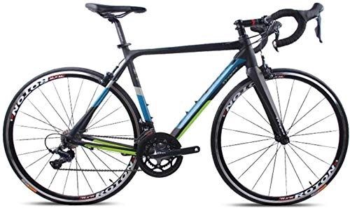 Road Bike : DIMPLEYA Adult Road Bike, Professional 18-Speed Racing Bicycle, Ultra-Light Aluminium Frame Double Bicycle, Perfect for Road Or Dirt Trail Touring, White, TA30, Green, X6